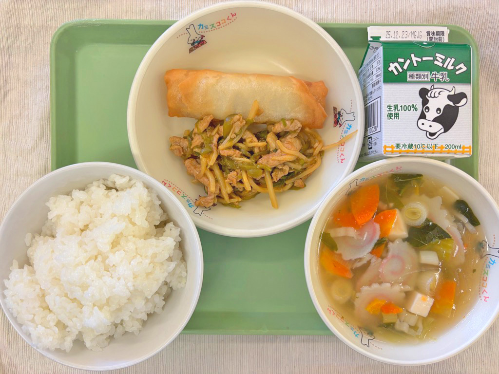 地産地消の日給食